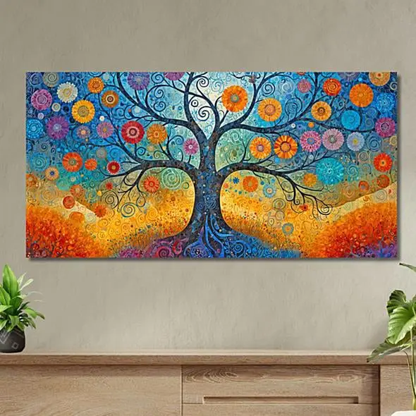 quadro albero della vita moderno