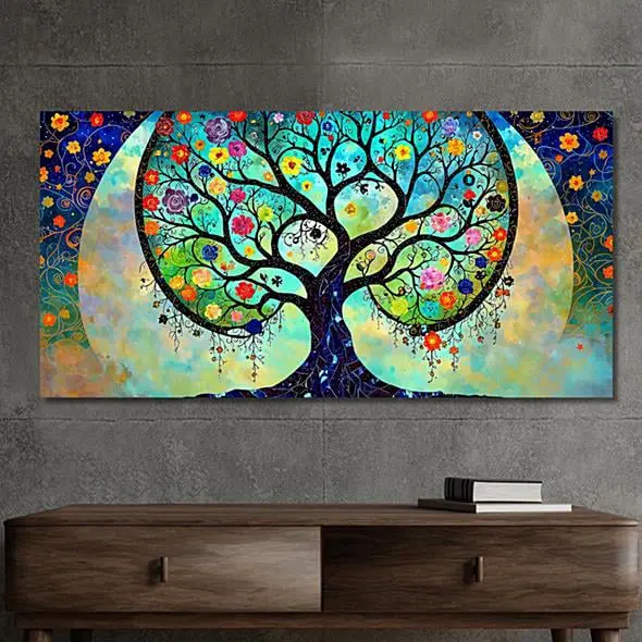 quadro albero della vita moderno