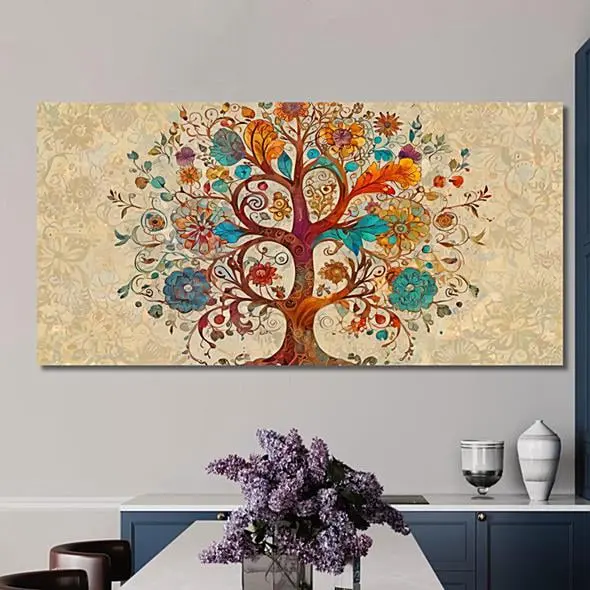 quadro albero della vita moderno