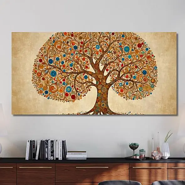 quadro albero della vita moderno