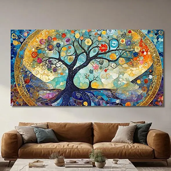 quadro albero della vita moderno