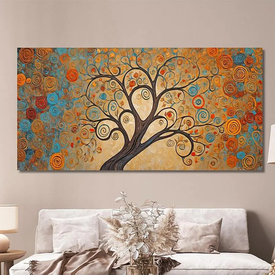 quadro albero dalla vita camera da letto